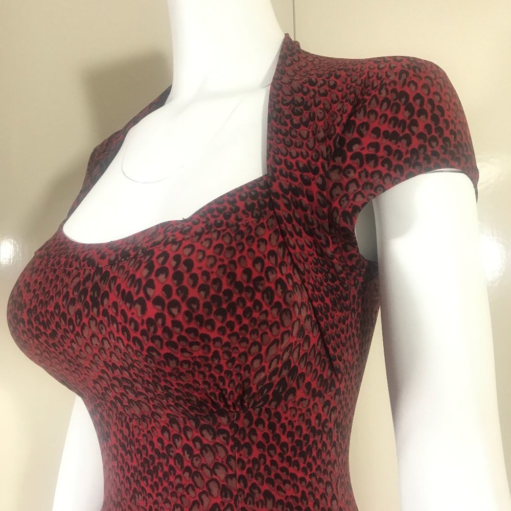 Norma Kamali Animal print Cap Sleeve dress - Picture 6 of 12